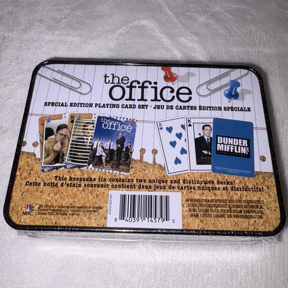 THE OFFICE-Dunder Mifflin Special Edition Playing Cards Set New-Sealed - Picture 5 of 6